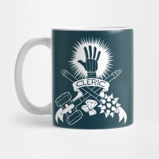 Cleric Class - White Design Mug